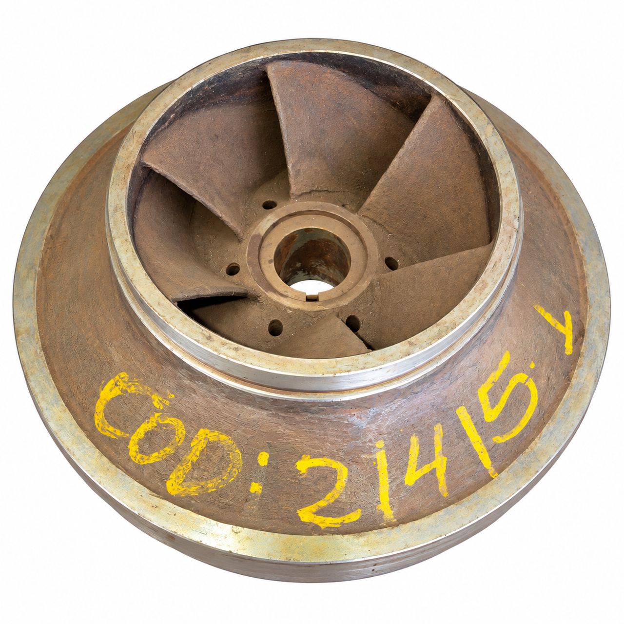 Rotor/impulsor de bomba centrífuga de grande porte
